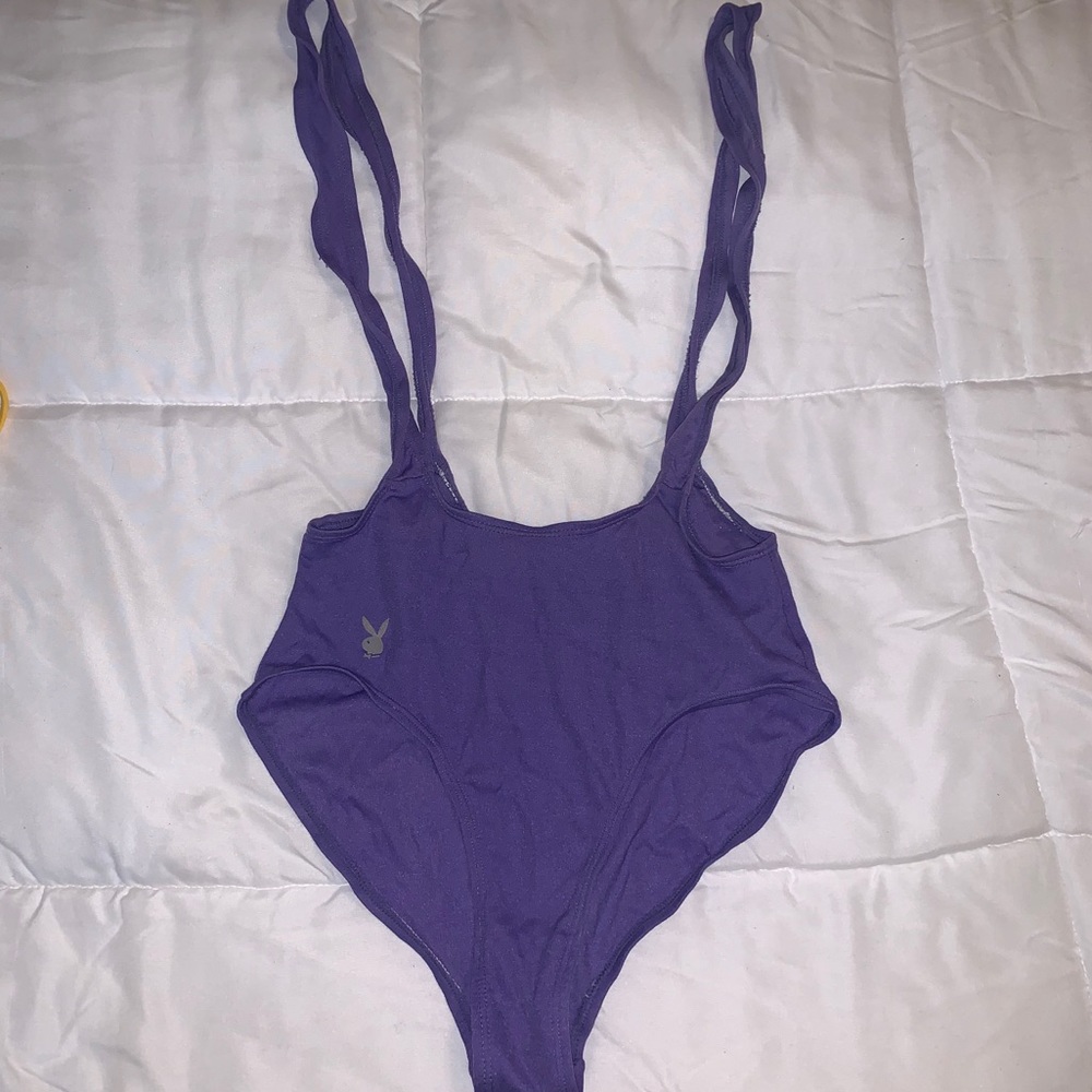 Playboy bunny suspender bodysuit